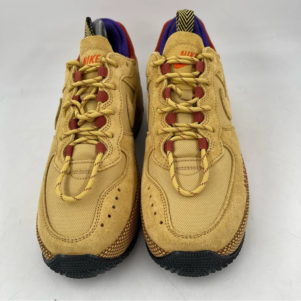 Nike Women’s Air Force 1 Wild Wheat Gold-SZ 6.5 -Low Lace-Up Shoes Sneaker